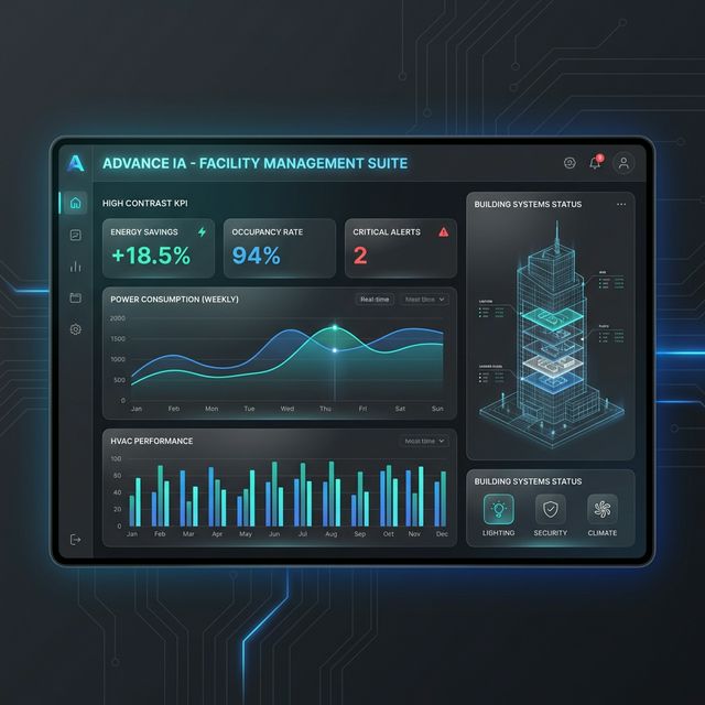 Advance IA Dashboard Mockup